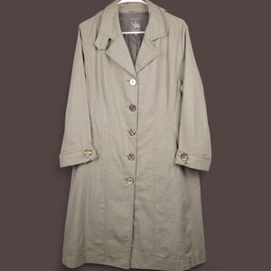 Spiewak Sons Over Coat Jacket Parka Womens L Removable Hooded Long Sleeve